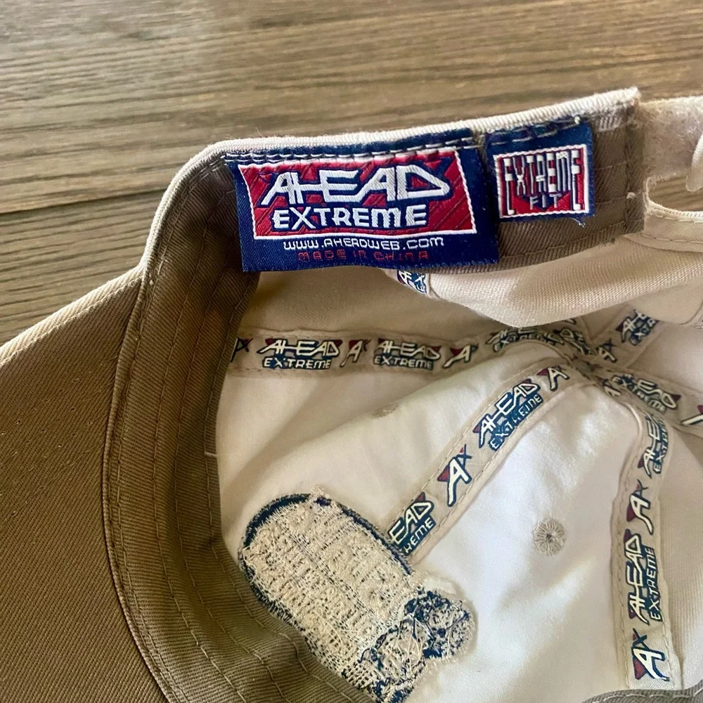 Vintage Alabama Dad Hat Gulf Shores Beach Island Outfitters Unisex Tan Blue Cap